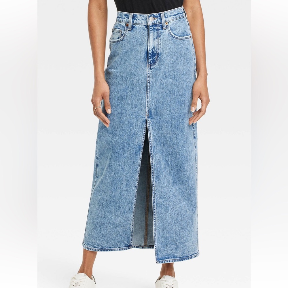 Universal Thread denim maxi skirt